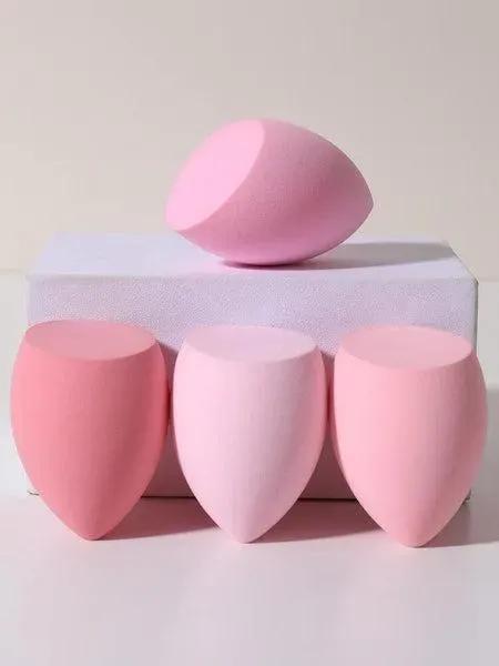4 Pcs Multicolor Beauty Blenders for Flawless Makeup