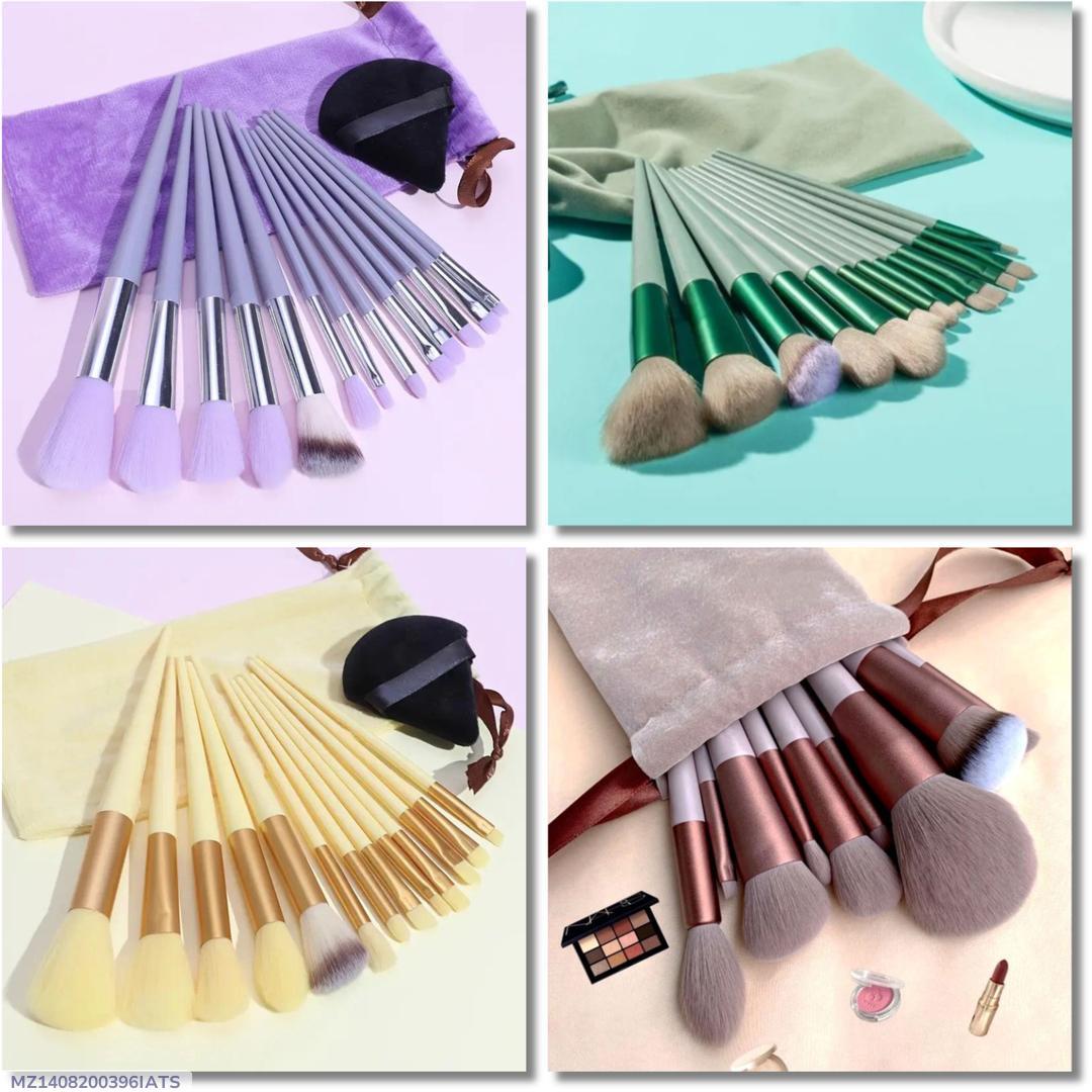 13 Pcs Makeup Brushes Set for Blending Concealer & Powder