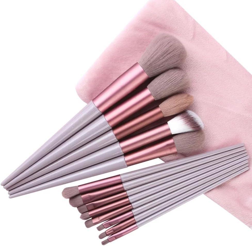 13 Pcs Makeup Brushes Set for Blending Concealer & Powder